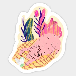 Sleeping bear Sticker